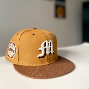 Sold Out Ebbets Field Flannels Miami Giants "Sandbag" Negro League Fitted Cap